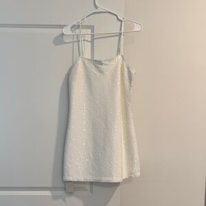Abercrombie & Fitch White Mini Dress